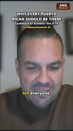 Why Every Puerto Rican Should Be at the Caribbean AI Summit | Nesty Delgado #Shorts