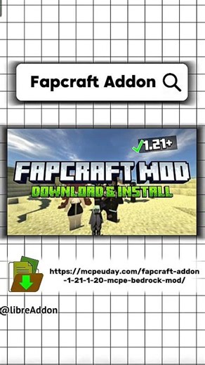 MCPE TOP 5 ADDONS WITH DOWNLOAD LINK #minecraft #gaming #memesvideo