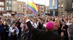A memorial has been set up in the heart of Boystown, where Chicagoans gathered for an emotional vigil Sunday evening. Susan Carlson has the latest. http://nbcchi.com/wqYwwRl | NBC Chicago