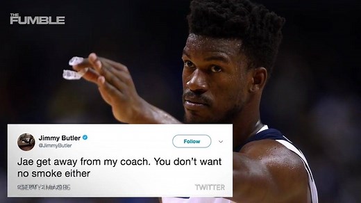 1.9K views | Jimmy Butler and Jae Crowder get into a FIGHT on Twitter after their game | The Fumble | Facebook