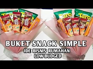 BUKET SNACK SIMPLE || IDE BISNIS RUMAHAN || TUTORIAL ||