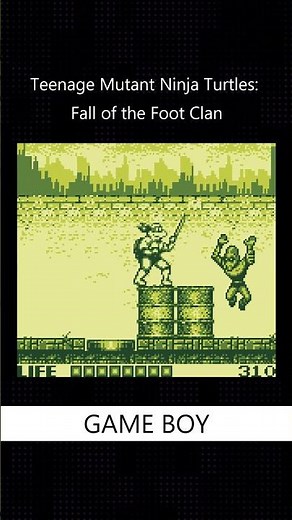 🐢 Teenage Mutant Ninja Turtles: Fall of the Foot Clan (Game Boy, 1990) 🥷