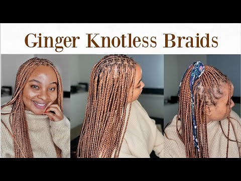 Ginger Knotless Braids | Color 30 Braiding Hair | Miss Ola