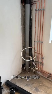 Installing a new soil pipe for the downstairs toilet plumbing drainage how to install a toilet #Plumber #Plumbing #AllenHart #SoilPipe #Drainage #Toilet | Allen Hart