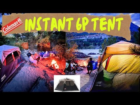 Coleman 6-Person Instant Tent ⏳ Fast Setup & Camping Made Easy!