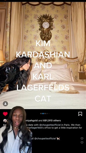 Kim Kardashian Met Gala 2023 Prediction with Karl Lagerfeld's Cat