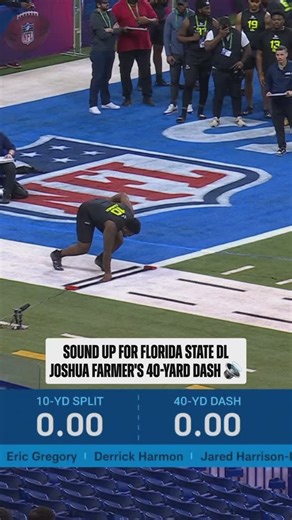 That’s the sound of effort. 📺: #NFLCombine on @NFLNetwork 📱: Stream on #NFLPlus | NFL