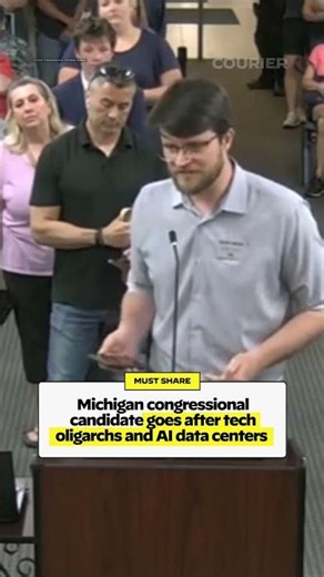 Will Lawrence is going viral for his rousing speech against billionaire-backed AI data centers.
