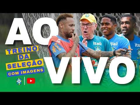 ⚽🇧🇷 TREINO DA SELEÇÃO BRASILEIRA AO VIVO - COPA DO MUNDO 2026 - ÚLTIMO TREINO E NEYMAR TITULAR