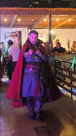 Presentación de Dr. Strange #cosplay #marvel #drstrange #actuacion #pasarela