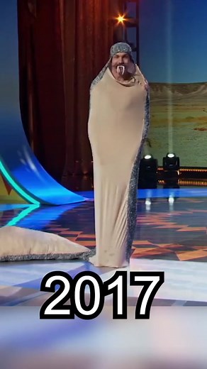 Man auditions every year as a new animal💀💀💀 #agt #fyp #gottalent #americasgottalent #gottalentamerica #gottalentglobal #americasbest