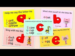 Learn Letters A–E! | Short Vowel Ă & Ĕ + Consonant Sounds B, C (K Sound), D | Shorts Compilation!