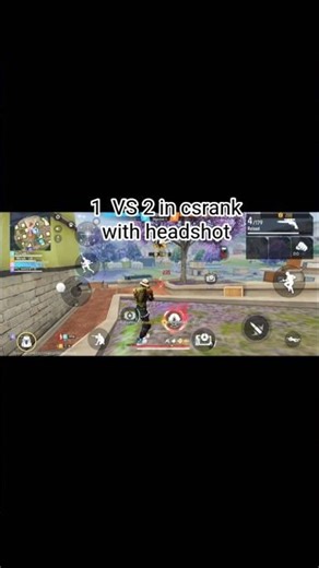 1 VS 2 ☠️😈csrank with headshot