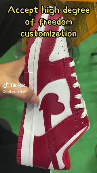 Pure handmade. 😍😍😍. #handmade #nikedunk #diy #tiktok #customization #airforce1 #jordan1 #makesneaker