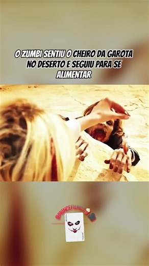 O Zumbi Persegue a Garota no Deserto