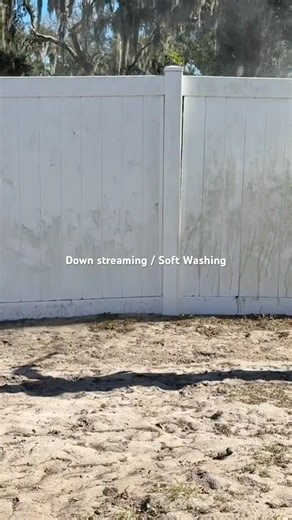 Vinyl Fence Cleaning