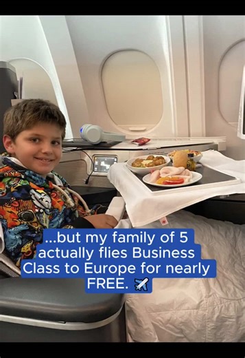Canadians, think Business Class flights are out of reach? 💵 Think again! ‼️ Flying across the ocean in Business Class is incredibly comfortable. ✈️ Instead of paying $3,000 per ticket, our flights for our family of 5 cost $0! 🔥 We fly Business Class to Europe every year for nearly free using points It. 💳 These are the incredible memories we create. ✨ it This could be you, too! It It's never about spending more.🙌 The Key?🔑 It's earning TRANSFERABLE points efficiently. 💳 We redeem our Amex p