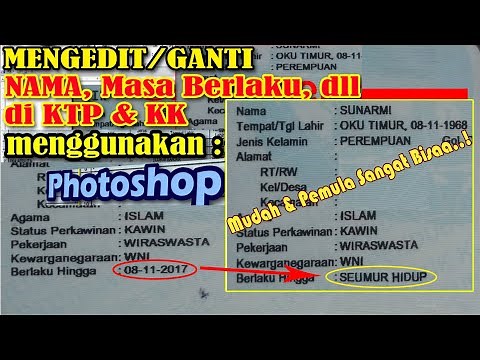 How to Edit and Change Names on Images and ID Card Photos in Photoshop. Even Beginners Can Do It!