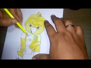 Canarinho Pistola - tutorial de como desenhar o canarinho da CBF - Seleção Brasileira na copa 2018 #
