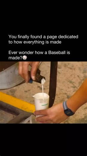sci || tech || history on Instagram: "A baseball might look simple — but it’s built with precision. It starts at the core, where a small rubber or cork “pill” is formed to create the ball’s bounce and weight. That core is then tightly wrapped with hundreds of yards of wool and cotton yarn, layered under exact tension to control how the ball reacts when it’s hit or thrown. Once wrapped, the ball is covered with two pieces of cowhide leather, hand-stitched together using 108 raised stitches. Those