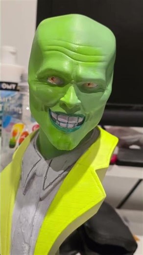 The Mask 3D Print – Painted Bust Reveal 🎭