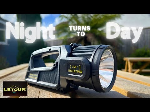 LETOUR Rechargeable Torch – You Won’t Believe This Light!