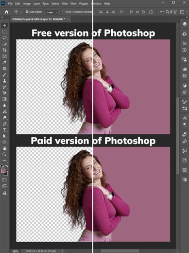 Adobe Photoshop 2026 (Paid vs. Free) | How to optimally separate hair from the background in Photoshop 2026? #benocds #GraphicDesignTips #DiseñoGráfico #photoshoptutorial #photoshoptips