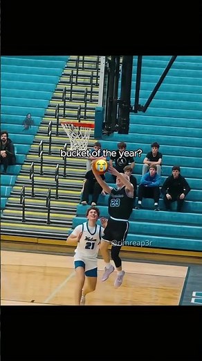 Bro made it from a different time zone 🥶 #basketball