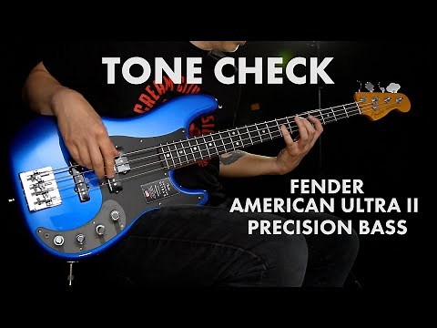 TONE CHECK: Fender American Ultra II Precision Bass Demo | Cream City Music