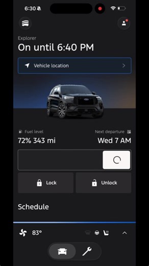 Cold mornings don’t stand a chance 🥶 Starting my Explorer from the FordPass app and hopping into a warm seat heated steering wheel = elite behavior. #ford #fordpass #autostart #fordexplorer #houston