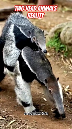 This Animal Looks Like It Has Two Heads 😲 | Giant Anteater & Baby | Rare Wildlife Facts