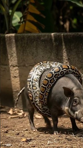 Python vs Wild Boar | Brutal Battle for Survival