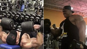 Massive bodybuilder Dallas McCarver's grueling workout regimen