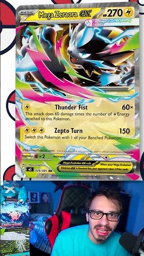Mega Zeraora ex Can Be Really Strong!#pokemon#pokemontcg#pitchblack