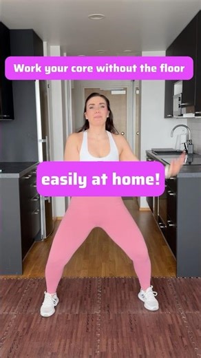 Work Your Core Without The Floor Easily At Home ✨