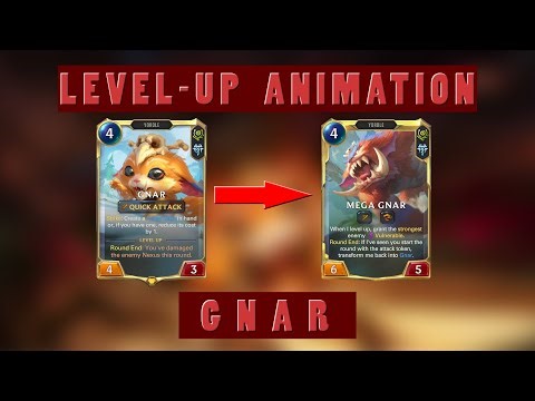 Gnar level-up animation | Legends of Runeterra