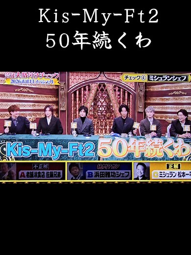 キスマイ全員での参加と感動の瞬間