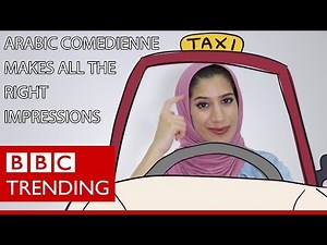 Young comedian Maha Jaafar takes a humorous look at issues affecting Arab women - BBC Trending