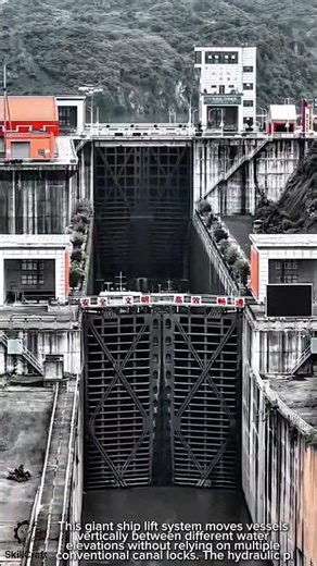Ship Lifting Work Tool Using Giant Ship Lift System #worktool