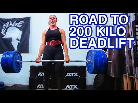 FRAU HEBT 175 KILO\nDeadlift Training mit Eva