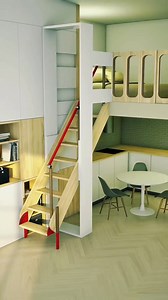 🏡 Hidden Stair Design | Smart Space Saver Furniture ✨ छोटे घरों के लिए बड़ा कमाल – Bharat Furniture House Modern aur compact homes ke liye ek innovative Hidden Stair Design 🔥 📚 Stylish bookshelf aur cabinet ke peeche chhupi hui ➡️ Sliding frame mein fold hone wali strong staircase ➡️ Kitchen ke upar bedroom tak smooth access ➡️ Use ke baad wapas slide – clean look & extra space 💯 ✔️ Smart ✔️ Stylish ✔️ Space Saving 🔨 Custom-made smart furniture available 🏭 Direct from our own manufacturing