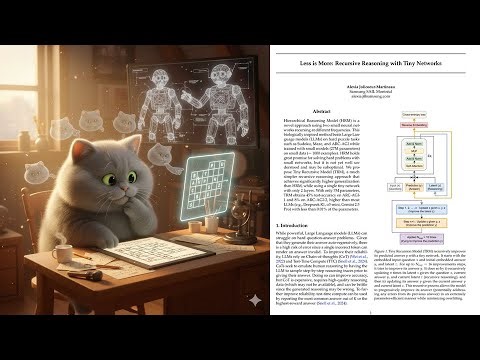 Less is More: Recursive Reasoning with Tiny Networks (Paper Walkthrough)