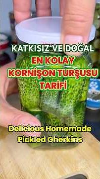 Homemade Pickled Gherkins Recipe | Ready in 1 Week! 🥒 | Easy & Healthy