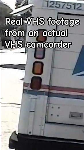 Check out this real VHS footage from an early-2000s JVC camcorder!