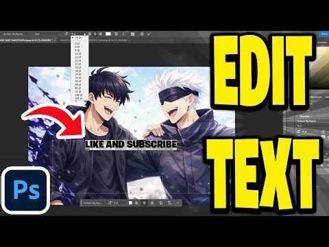How To Edit Text In Photoshop