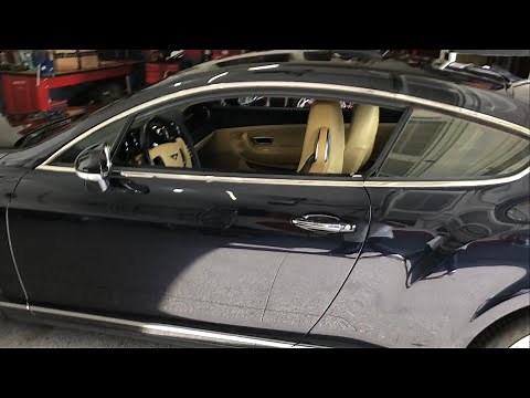 2004 to 2012 Bentley Continental GT Rear Window Assembly Replacement