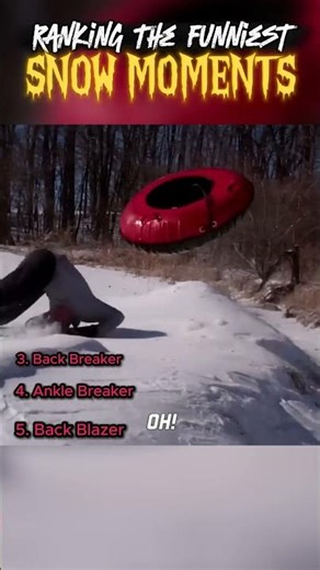 RANKING the FUNNIEST Snow Moments! 💀❄️ (TOP 5) #ranking #funny
