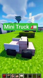 Minecraft Mini Truck Build 🚛 #shorts #minecraft