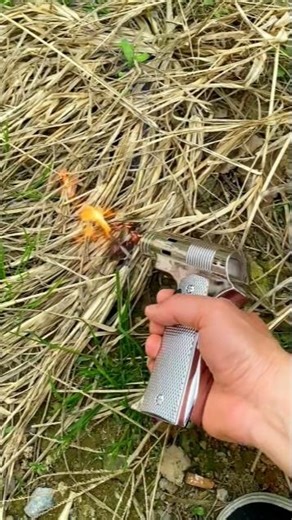 Mini Torch Gun 🔥 Insane Flame Power in Your Hand! #shorts