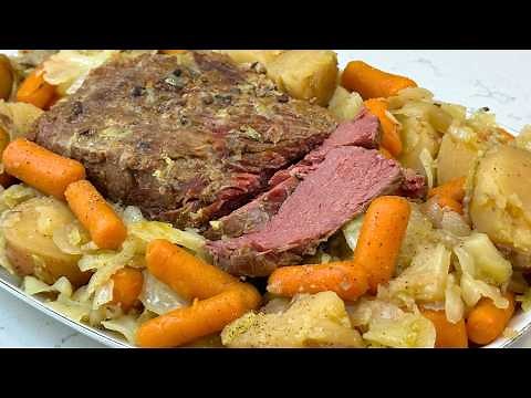 The Best Slow Cooker Corned Beef and Cabbage | Easy Comfort Food Dinner